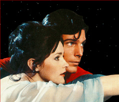 Margot Kidder e Christopher Reeve, em -Superman - O Filme-