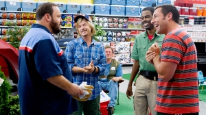 Kevin James, David Spade, Chris Rock e Adam Sandler, em "Gente Grande 2": o pior filme do ano